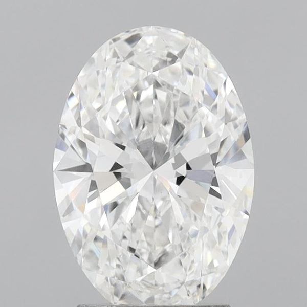 2.58 Carat OVAL E VVS2 EXCELLENT Lab Diamond