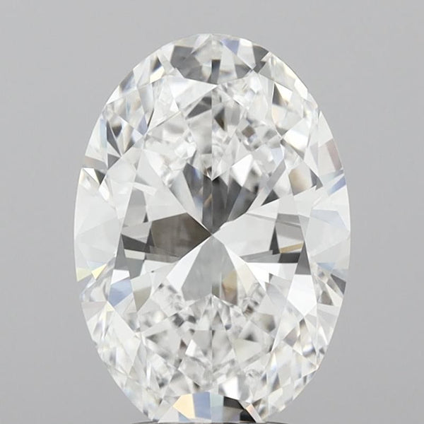 3 Carat OVAL D VVS2 EXCELLENT Lab Diamond