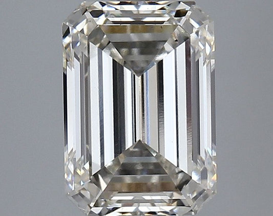 3.14 Carat EMERALD H VS1 EXCELLENT Lab Diamond