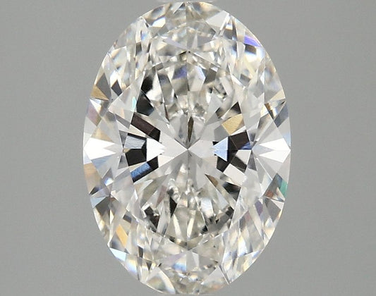 2.04 Carat OVAL F VVS2 EXCELLENT Lab Diamond