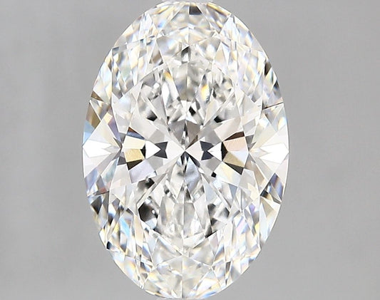 3 Carat OVAL E VVS2 EXCELLENT Lab Diamond