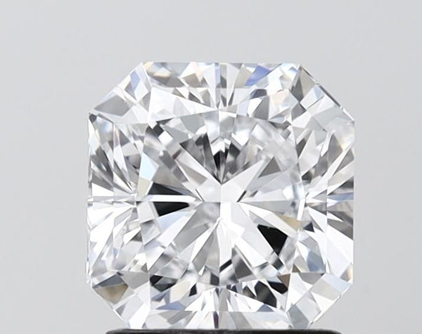 1.65 Carat SQUARE RADIANT E VVS1 EXCELLENT Lab Diamond