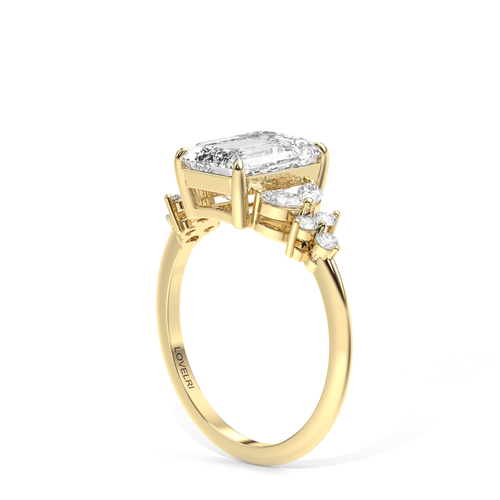 Monaco Ring - Lovelri Lab Diamond & Moissanite Engagement Rings