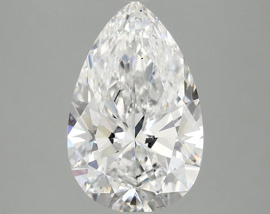 2.84 Carat PEAR D VS2 EXCELLENT Lab Diamond