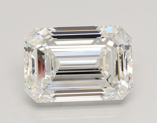 5 Carat EMERALD E VVS2 EXCELLENT Lab Diamond