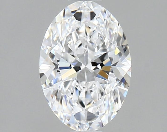 0.81 Carat OVAL D IF EXCELLENT Lab Diamond