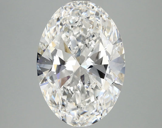5 Carat OVAL E VVS2 EXCELLENT Lab Diamond