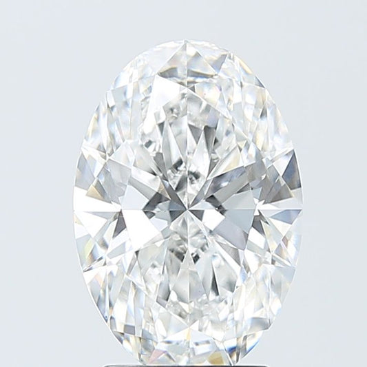 3.03 Carat OVAL D VVS2 EXCELLENT Lab Diamond