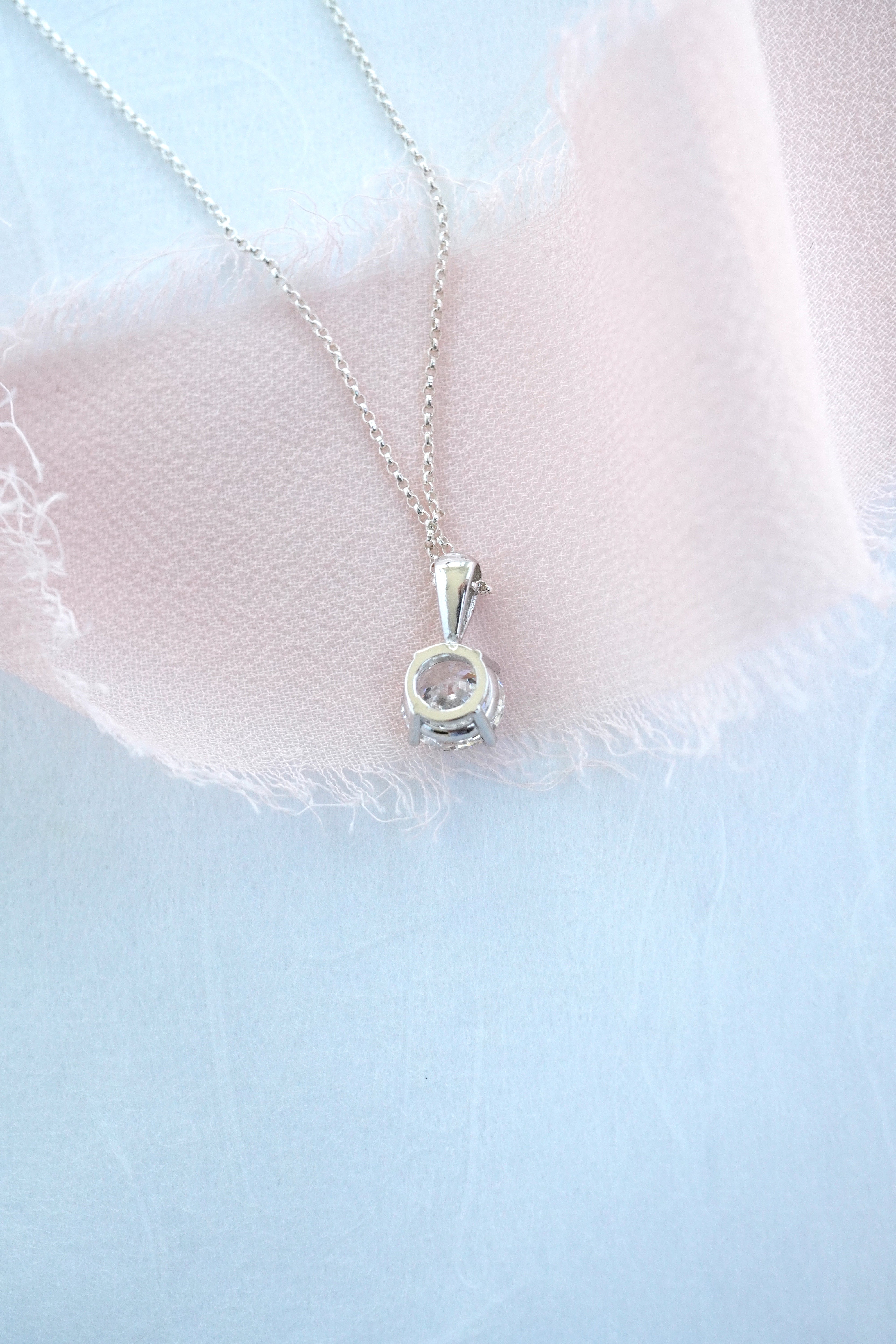 Diamond Solitaire Necklace