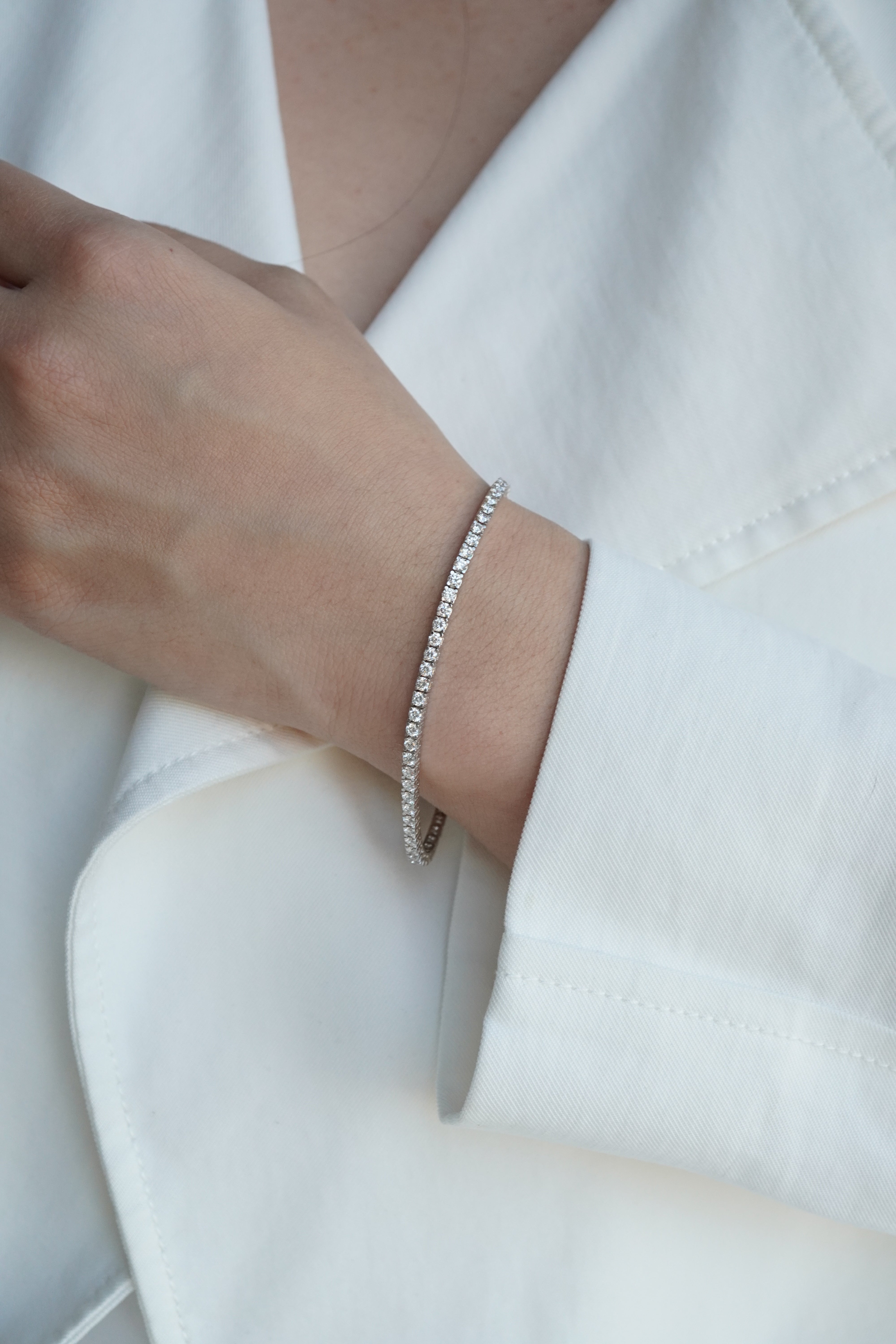 3.55ct Diamond Tennis Bracelet