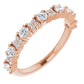 Criss-Cross Eternity Band - Half-way