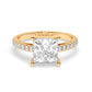 Lab Diamond Rings Toronto Geneva Ring Yellow Gold Front
