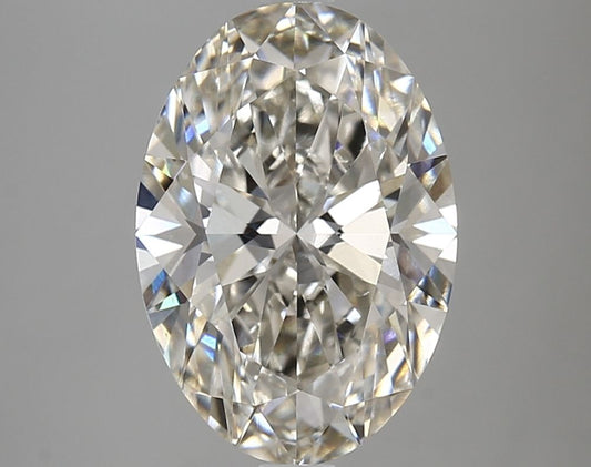 4.07 Carat OVAL H VS1 EXCELLENT Lab Diamond