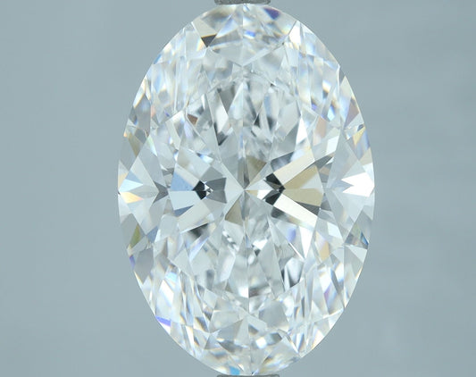 4.55 Carat OVAL D VVS2 EXCELLENT Lab Diamond