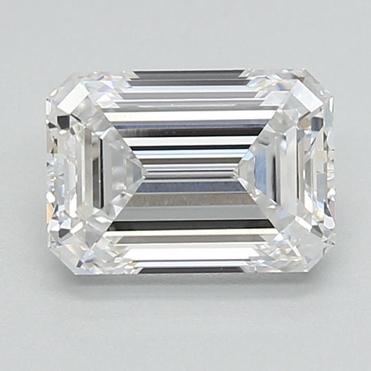 1.53 Carat EMERALD D VVS1 EXCELLENT Lab Diamond