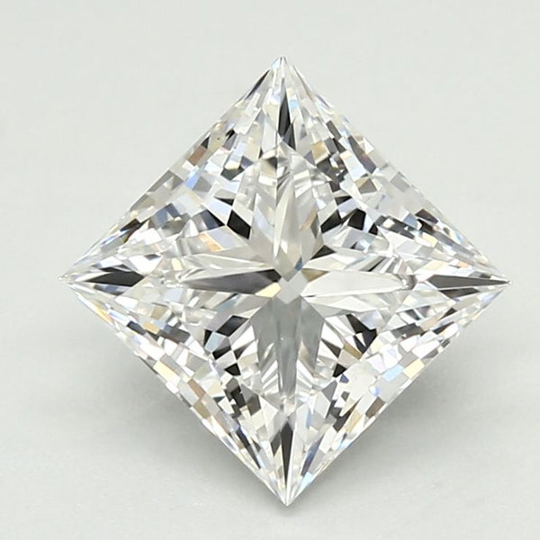 1.76 Carat PRINCESS E VVS2 EXCELLENT Lab Diamond