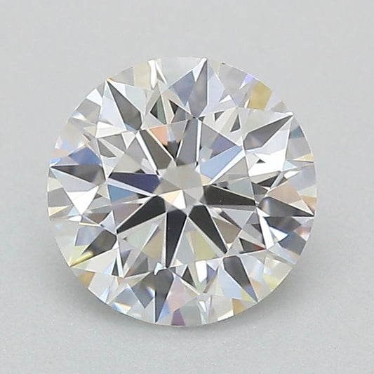 0.58 Carat ROUND D VVS2 IDEAL Lab Diamond