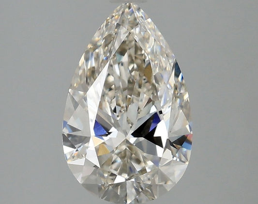 2 Carat PEAR H VVS2 EXCELLENT Lab Diamond