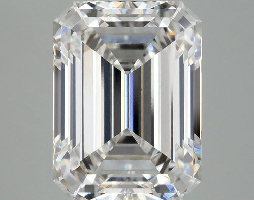 4.07 Carat EMERALD F VVS2 EXCELLENT Lab Diamond