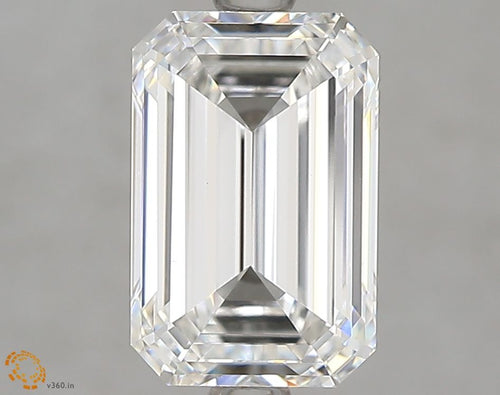 2.51 Carat EMERALD F VVS2 EXCELLENT Lab Diamond