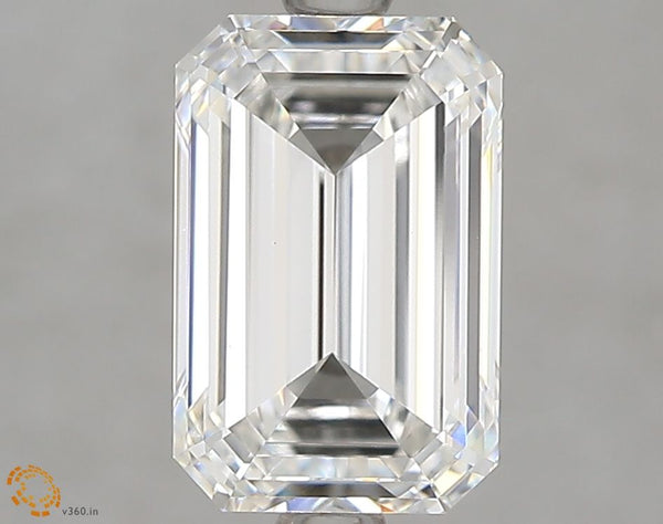 2.51 Carat EMERALD F VVS2 EXCELLENT Lab Diamond