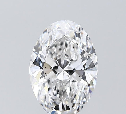 2 Carat OVAL E VS2 EXCELLENT Lab Diamond