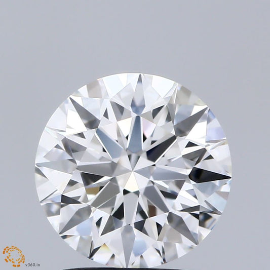 2.05 Carat ROUND F VVS2 EXCELLENT Lab Diamond