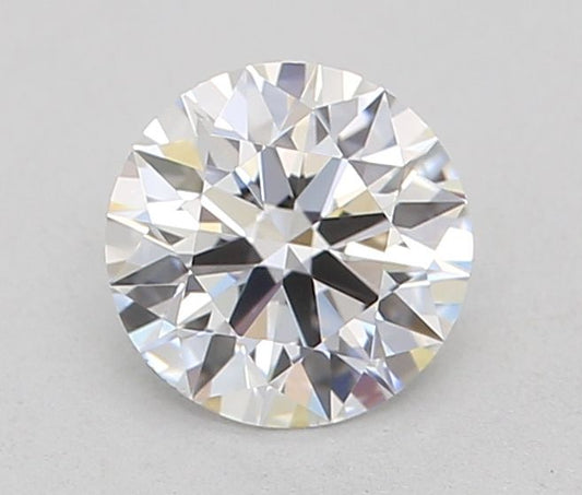 0.57 Carat ROUND D VVS2 IDEAL Lab Diamond