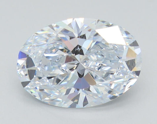 2.57 Carat OVAL F VVS2 EXCELLENT Lab Diamond