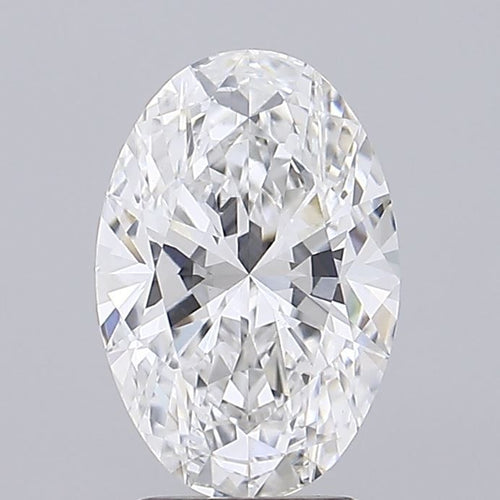 2.96 Carat OVAL E VVS2 EXCELLENT Lab Diamond