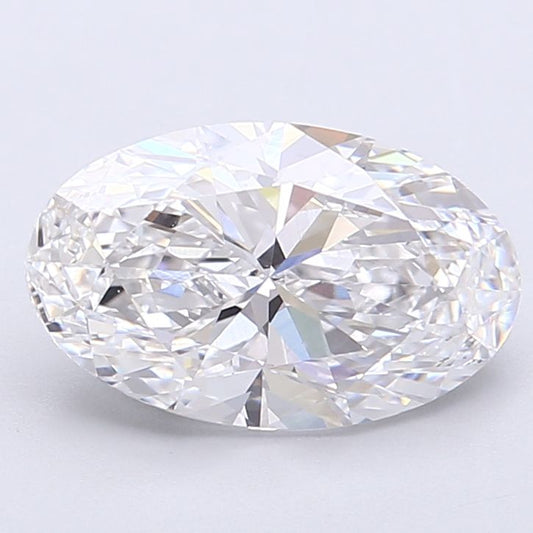 2.52 Carat OVAL E VVS2 EXCELLENT Lab Diamond