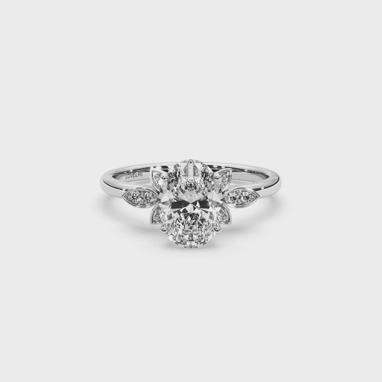 Nara Ring - Lovelri Lab Diamond & Moissanite Engagement Rings