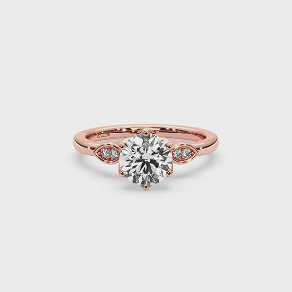 Amsterdam Ring - Lovelri Lab Diamond & Moissanite Engagement Rings