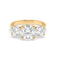 Yellow Gold Trinity Engagement Ring