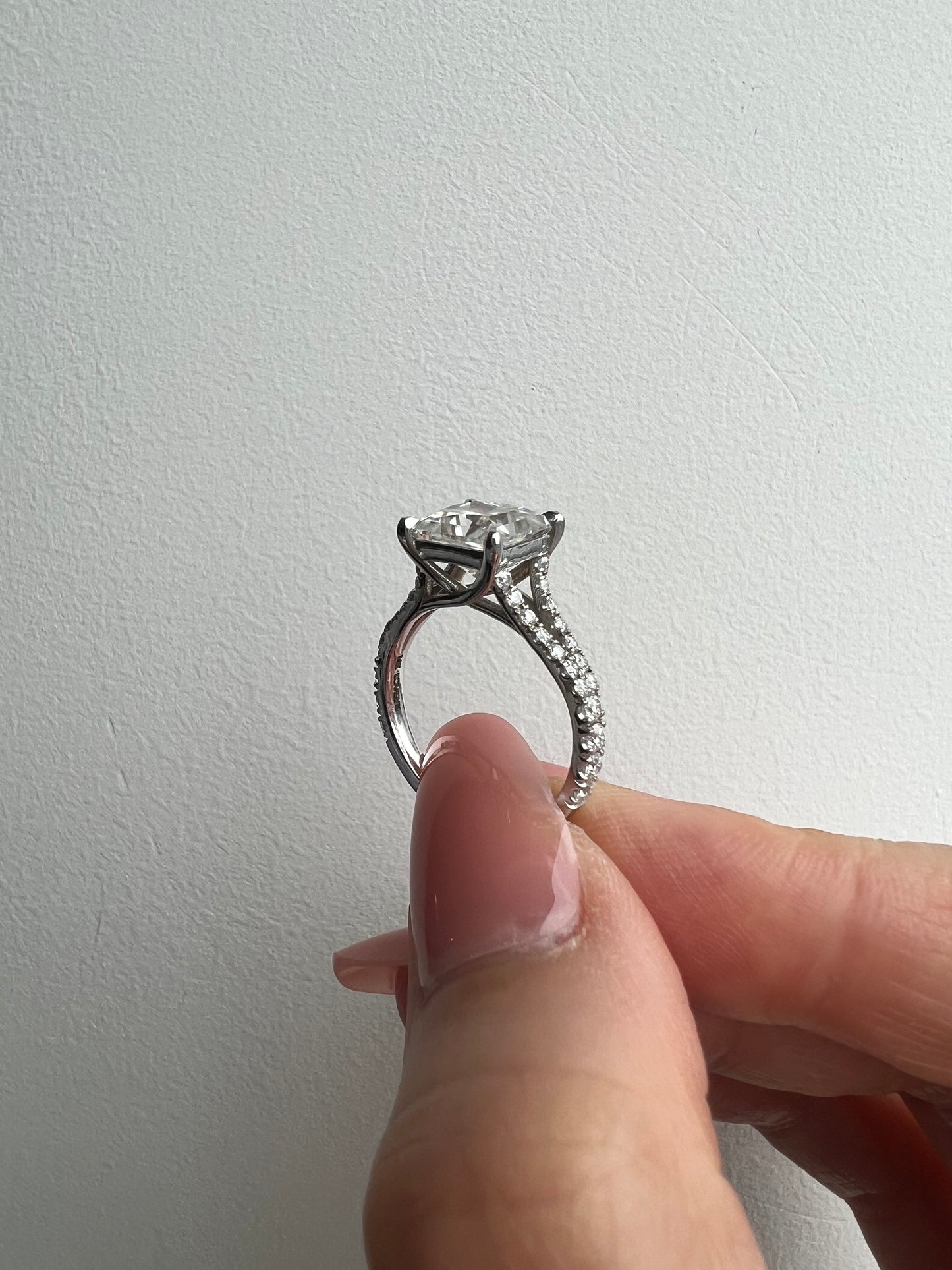 Ready to Ship: Princess Cut Splitshank Engagement Ring